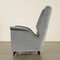 Velvet & Wood Armchair, Italy, 1950s, Image 11