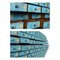 Mueble artesanal Pastourel de madera azul con 96 cajones, Imagen 5