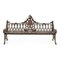 Cast Iron Sculpture Bench 1