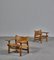 Danish Modern No. 2226 Spanish Chairs in Oak and Saddle Leather by Børge Mogensen, Set of 2, Image 17