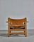 Danish Modern No. 2226 Spanish Chairs in Oak and Saddle Leather by Børge Mogensen, Set of 2 10