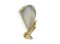 Contemporary Brass Hand-Shaped Sconce 6