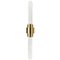 Sconce In Gold-Plated Brass With Crystal Glass Flutes 1
