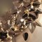 Aplique de latón chapado en oro con cristales de Swarovski en ámbar, Imagen 3