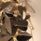 Wandleuchte aus vergoldetem Messing mit bernsteinfarbenen Swarovski Kristallen 2