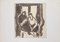 Herta Hausmann, The Couple, Watercolor on Paper, 20th Century, Imagen 2