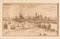 Franz Hogenberg - View of Rostock - Original Etching - 16th Century 1