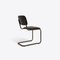 Avoca Black Leather Dining Chair, Image 4