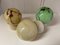 Art Deco Ceiling or Wall Lamps with Marble Spheres from Thabur, Set of 3 4