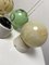 Art Deco Ceiling or Wall Lamps with Marble Spheres from Thabur, Set of 3 14