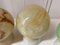Art Deco Ceiling or Wall Lamps with Marble Spheres from Thabur, Set of 3, Image 9
