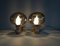 Mirror Light Sconces in Smoked Glass and Chrome, 1970s, Set of 2 5