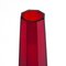 Vaso Sommerso in vetro rosso rubino, anni '80, Immagine 4
