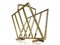 French Bamboo and Brass Magazine Rack from Maison Baguès, 1950s 3