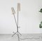 Metal Tripod Floor Lamp with Paper Holder and Flower Pot Stand, France, 1950s, Image 1