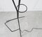Metal Tripod Floor Lamp with Paper Holder and Flower Pot Stand, France, 1950s, Image 10