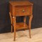 Italian Cherrywood, Walnut and Fruitwood Side Table, 1920s, Image 3