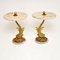 Antique Marble & Brass Side Tables, 1930s, Set of 2 2