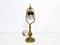 Brass and Glass Table Lamp, 1940s, Image 2