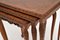 Tavolini a incastro antichi in stile Queen Anne in radica di noce, anni '20, set di 3, Immagine 9