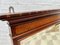 Antique Mantelpiece Bevelled Mirror with Mahogany Frame 8