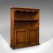 Antique Oak Headmaster's Office Bookcase, 1910s 1