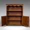 Antique Oak Headmaster's Office Bookcase, 1910s 3