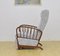 Mid-Century Armchair With Folding Footrest, 1950s, Image 5