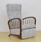 Mid-Century Armchair With Folding Footrest, 1950s, Image 1
