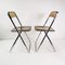 Italian Modernist Folding Chairs, 1960s, Set of 4 8