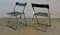 Chaises Vintage Industrielles avec Ceintures en Cuir, Set de 2 9