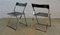Vintage Industrial Chairs with Leather Belts, Set of 2 9