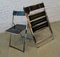 Chaises Vintage Industrielles avec Ceintures en Cuir, Set de 2 11