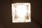 Lámpara colgante vintage de vidrio y acero de JT Kalmar, Imagen 8