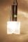 Vintage Glass and Steel Pendant Lamp by J.T. Kalmar, Image 10