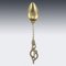 19th-Century Imperial Russian Faberge Silver-Gilt Coffee Spoons by Karl Faberge for Karl Faberge, Set of 12, Image 10