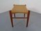 Teak & Paper Cord Ottoman by Ejner Larsen & Aksel Bender Madsen, 1960s 9