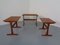 Tavolini ad incastro in teak di Kai Kristiansen, anni '60, set di 3, Immagine 12