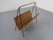 Filigree Rattan and Steel Magazine Rack, 1960s 3