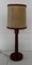 Solid Teak Table Lamp, 1970s, Image 1