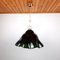 Lampada da soffitto vintage in vetro di Murano verde di Harto Sven per Romano Mazzega, anni '30, Immagine 8