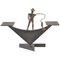 Viennese Iron Flower Stand with a Fish Catcher 1