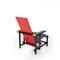 Red & Blue Armchair by Gerrit Rietveld for Cassina, 1990s, Image 9