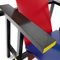 Red & Blue Armchair by Gerrit Rietveld for Cassina, 1990s, Image 3