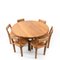 Models T21 & S24 Dining Table & Chairs by Pierre Chapo, 1970s, Set of 7 25