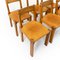 Models T21 & S24 Dining Table & Chairs by Pierre Chapo, 1970s, Set of 7 17