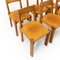 Models T21 & S24 Dining Table & Chairs by Pierre Chapo, 1970s, Set of 7, Image 17