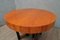 Art Deco Italian Round Cherry Wood Dining Table, 1940s, Image 4