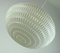 White Plastic Suspension Lamp from Erco, 1960s, Image 3