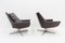 Brown Leather Lounge Chairs from Walter Knoll / Wilhelm Knoll, 1960s, Set of 2 17